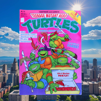 Teenage Mutant Hero Turtles Comic Magazin Nr. 13 (Condor, 1991) – Hilfe, wo ist die Pizza?